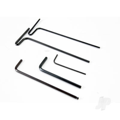 Hex wrenches; 1.5mm, 2mm, 2.5mm, 3mm, 2.5mm ball