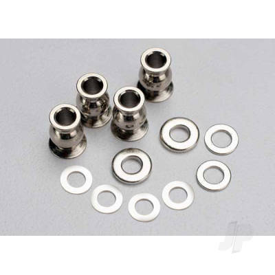 Shim Set, 3x7x1mm (2 pcs), 3x6x0.5mm (4 pcs), 3x7x2mm (2 pcs) / hollow balls, captuRed (4 pcs)