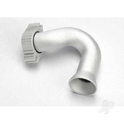 Header, exhaust (Jato) (tubular aluminium, Clear anodised) (TRX 2.5, 2.5R, 3.3)