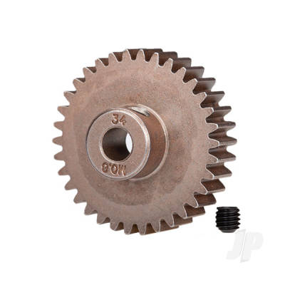 34-T Pinion Gear (0.8 metric pitch) Set (fits 5mm shaft)