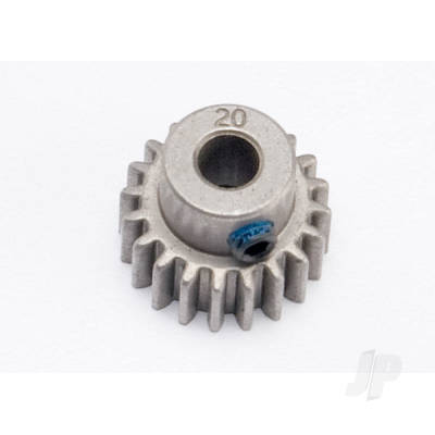 20-T Pinion Gear (0.8 metric pitch, compatible with 32-pitch) Set (fits 5mm shaft)