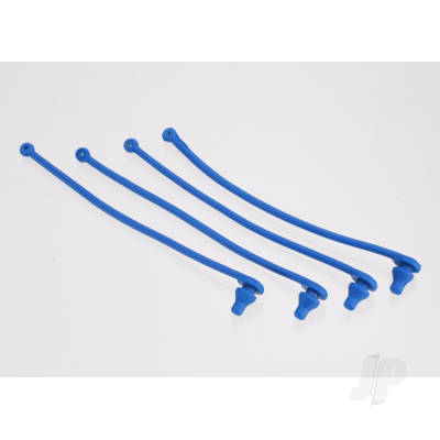Body clip retainer, Blue (4 pcs)