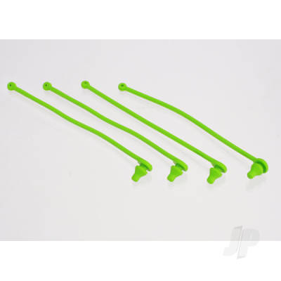 Body clip retainer, Green (4 pcs)