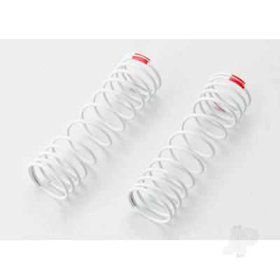 Springs, Front (White) (progressive rate) (2 pcs) (fits #5862 aluminium Big Bore shocks)