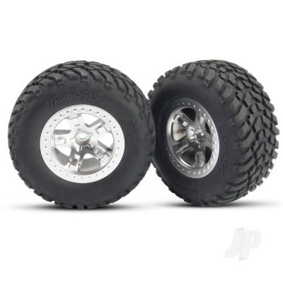 Wheels & Tyres, Assembled Glued SCT Off-Road Racing Tyres (2 pcs)