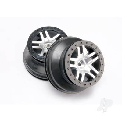 Chrome / Black SCT Wheels (2 pcs)