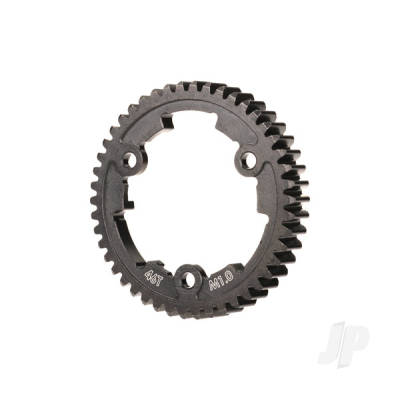 Spur gear, 46-tooth, steel (wide face, 1.0 metric pitch)