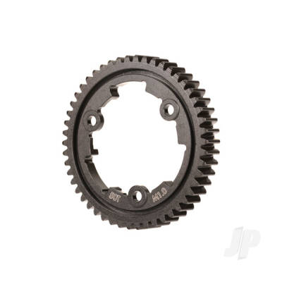Spur gear, 50-tooth, steel (wide face, 1.0 metric pitch)
