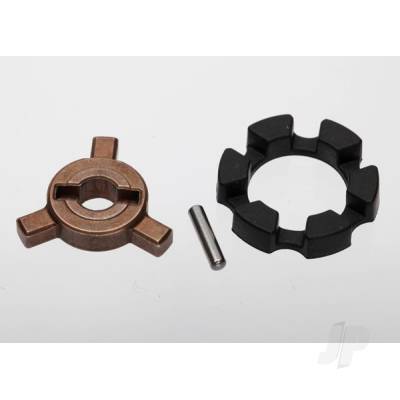 Cush drive key / pin / elastomer damper
