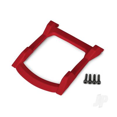 Skid plate, roof (Body) (Red) / 3x12mm CS (4 pcs)