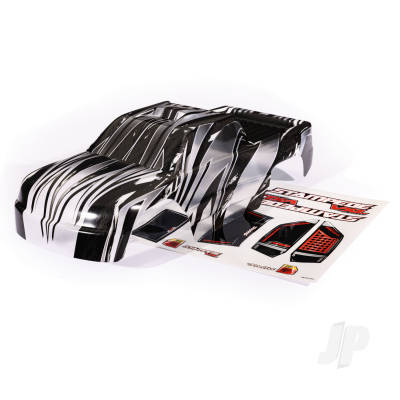 Body, Stampede 4X4, ProGraphix (graphics are printed, requires paint & final colour application) / decal sheet