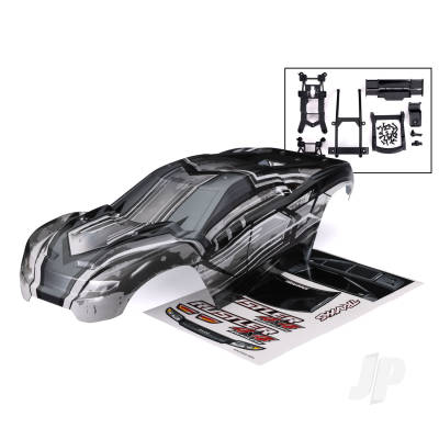 Body, Rustler 4X4, ProGraphix (graphics are printed, requires paint & final colour application) / body mounts (front & rear) / rear body support / decal sheet