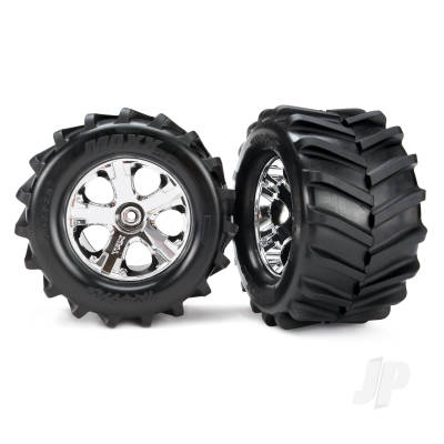 Wheels & Tyres, Assembled Glued 2.8in Maxx Tyres (2 pcs)