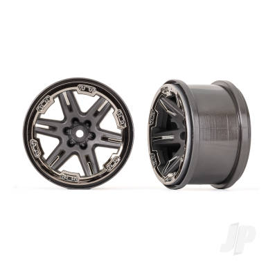Wheels, RXT 2.8in (Charcoal Grey & Black Chrome) (2 pcs)