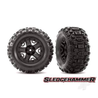 Wheels & Tyres, Assembled Glued 2.8in (2 pcs)