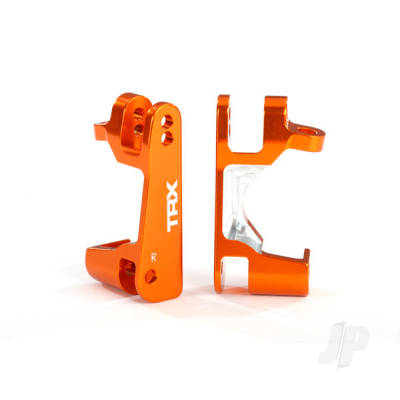 Caster blocks (C-Hubs), 6061-T6 aluminium (Orange-anodised) (left & right)