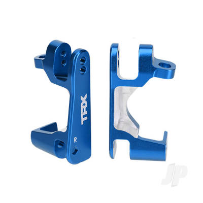 Caster blocks (C-Hubs), 6061-T6 aluminium (Blue-anodised) (left & right)