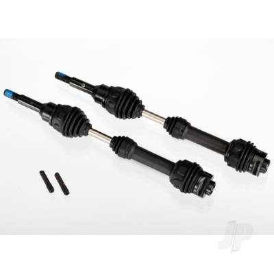 Driveshafts, Front, Steel-spline constant-velocity (complete assembly) (2 pcs)