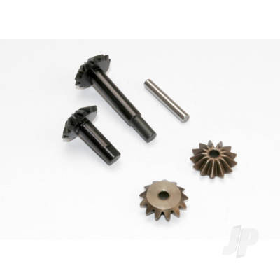 Gear Set, centre Differential (output gears (2 pcs) / spider gears (2 pcs) / spider gear shaft)