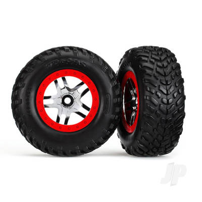Wheels & Tyres, Assembled Glued SCT Off-Road Racing Tyres (2 pcs)