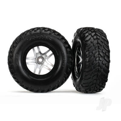Wheels & Tyres, Assembled Glued SCT Off-Road Racing Tyres (2 pcs)