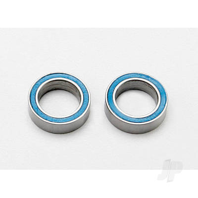 Ball bearings, Blue rubber sealed (8x12x3.5mm) (2 pcs)