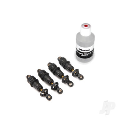 Shocks, GTR hard anodised, PTFE-coated bodies with TiN shafts (fully assembled, without springs) (4 pcs)