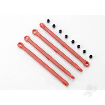 Toe link, Front & Rear (moulded composite) (Red) (4 pcs) / hollow balls (8 pcs)