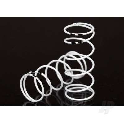Spring, shock, White (GTR Long) (0.767 rate Black) (1 pair)