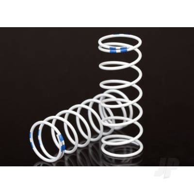 Spring, shock, White (GTR XX-Long) (1.004 rate Blue) (1 pair)