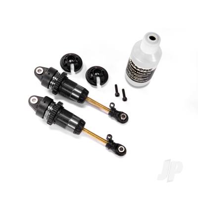 Shocks, GTR Long Hard-anodised, PTFE-coated bodies with TiN shafts (assembled) (2 pcs) (without springs)