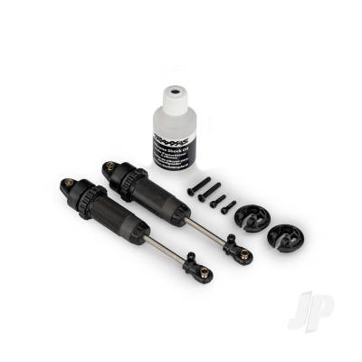 Shocks, GTR XX-long (Grey) (assembled) (2) (without springs)
