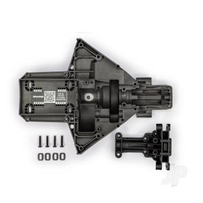 Bulkhead, Rear (upper & lower), motor mount washers (steel) (4), 4x18mm BCS (4) (replacing #7727 & #7728 requires #5108 ball bearings (2))