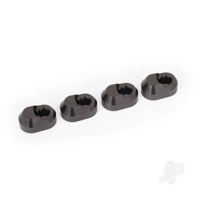 Suspension pin retainer, 6061-T6 aluminium (Grey-anodised) (4 pcs)