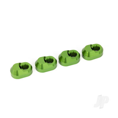 Suspension pin retainer, 6061-T6 aluminium (Green-anodised) (4 pcs)
