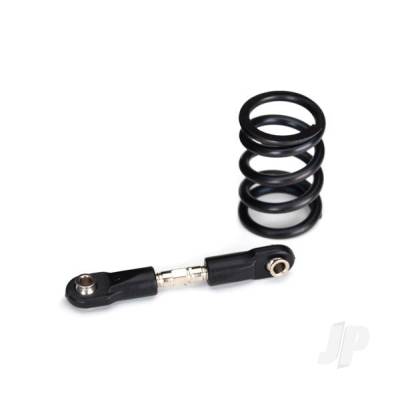 Steering link, Steel / servo saver spring, heavy duty (use with #2085X metal gear servo)