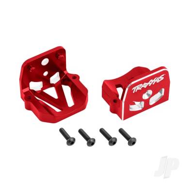 Motor mounts, 6061-T6 aluminium (Red-anodised) (front & rear)
