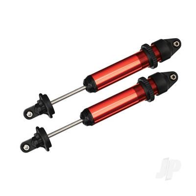 Shocks, GTX, aluminium (Red-anodised) (fully assembled without springs) (2 pcs)
