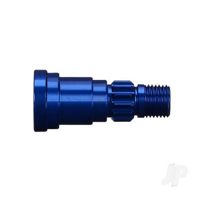 Stub axle, aluminium (Blue-anodised) (1pc) (use only with #7750X driveshaft)