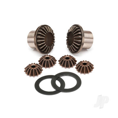 Gear Set, Differential (output gears (2 pcs) / spider gears (4 pcs) / 16x23.5x.5mm TW (2 pcs))