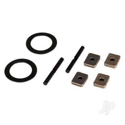 Spider gear shaft (2 pcs) / spacers (4 pcs) / 16x23.5x.5mm TW (2 pcs)