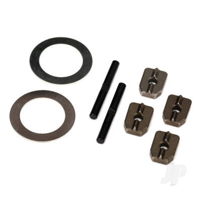 Spider gear shaft (2 pcs) / spacers (4 pcs) / 16x23.5x.5 stainless washer (2 pcs) (for #7781X aluminium Differential carrier)