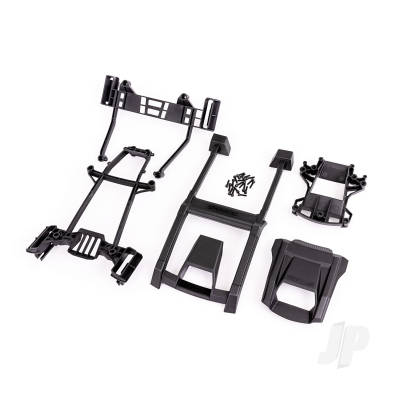 Body Support (includes front mount & rear latch, roof & hood skid pads)/ 3x12mm CS (19) (attaches to #7812 body)