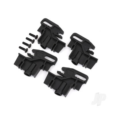 Battery hold-down mounts, left (2) / right (2) / 4x15mm CCS (4 pcs)
