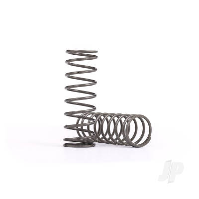 Springs, shock, medium (natural finish) (GTX) (4.594 rate, Blue stripe) (2)