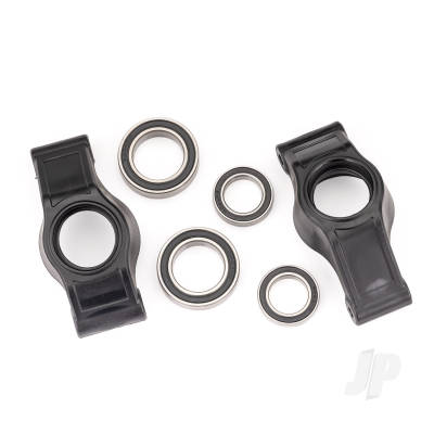 Carriers, stub axle (rear) (left & right)/ 20x32x7mm bearings (2)/ 15x24x5mm bearings (2)