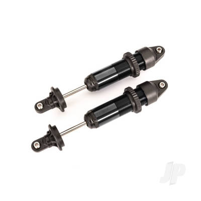 Shocks, GTX, medium (aluminium, Black-anodised) (fully assembled withoutsprings) (2 pcs)