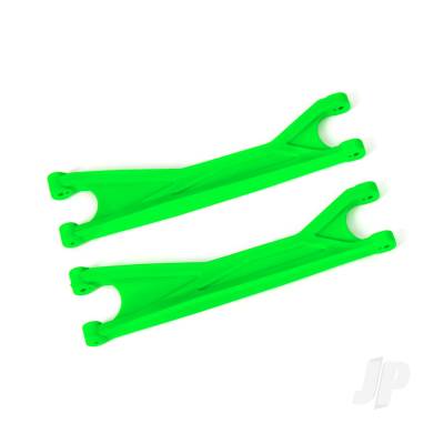 Suspension arms, upper, Green (left or right, front or rear) (2 pcs) (for use with #7895 X-Maxx WideMaxx suspension kit)