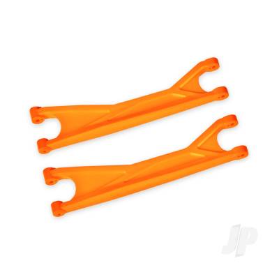 Suspension arms, upper, Orange (left or right, front or rear) (2 pcs) (for use with #7895 X-Maxx WideMaxx suspension kit)