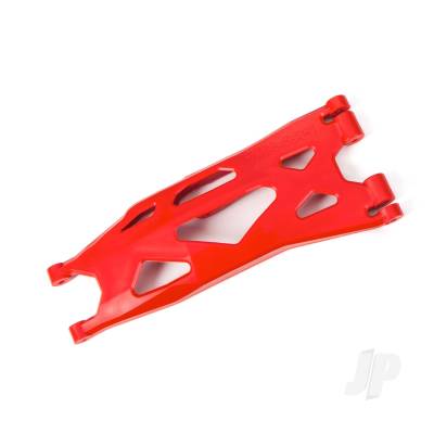 Suspension arm, lower, Red (1pc) (right, front or rear) (for use with #7895 X-Maxx WideMaxx suspension kit)